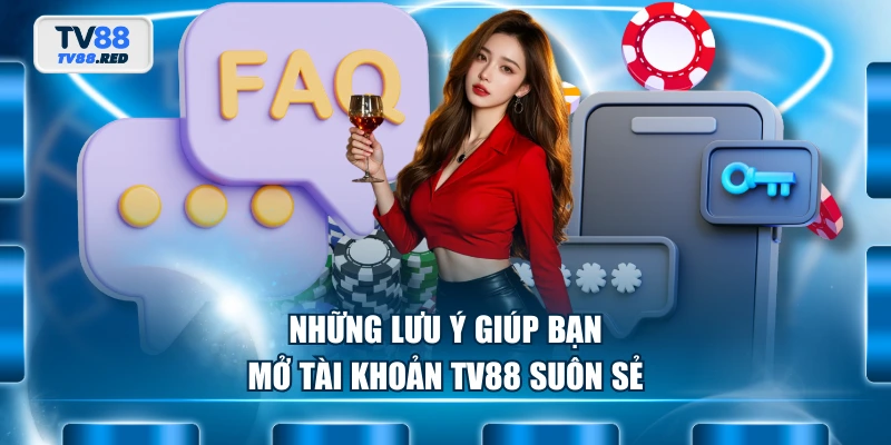Đăng Ký TV88 - Hành Trình Cá Cược Bắt Đầu Chỉ Với 3 Bước 4 Những lưu ý giúp bạn mở tài khoản TV88 suôn sẻ